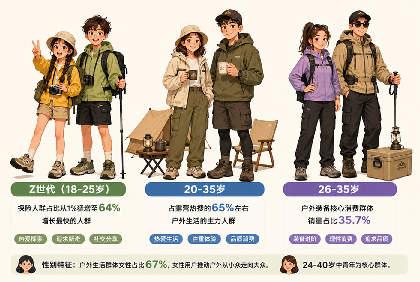 轻户外与城市微出行用户画